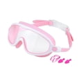thumbnail image 2 of Gafas de natación para niños, cómodas y ajustables, para deportes acuáticos y snorkel al aire libre. Rosa y, 2 of 8