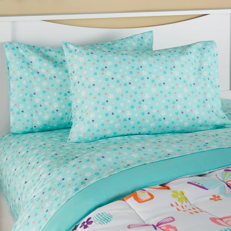 Mainstays kids purple butterfly coordinated bed in a bag deals