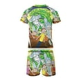 thumbnail image 6 of Rick And Morty Boys 2-Piece Swimsuit Set, Short Sleeve Rash Guard & Swim Trunks, 6 of 7