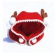 thumbnail image 5 of Mascota perro gato con sombrero cachorro invierno con capucha chal cubierta chal para Navidad, S Rojo Verde RV011031-01214SDJ, 5 of 5