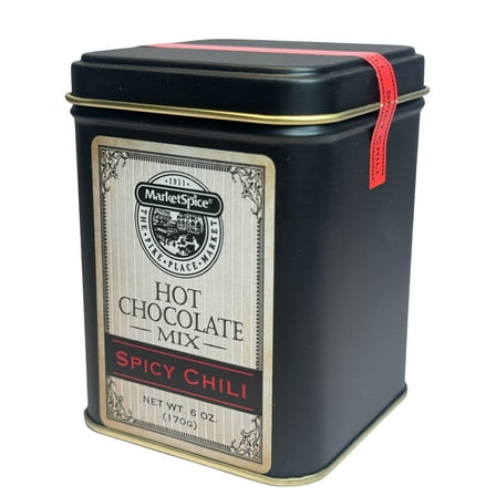 Market Spice Cinnamon Orange and Clove Hot Chocolate Mix in Tin Box
