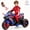 Red&Blue-3, variant on HNH Pink Motorcycle for Kids with Remote Control, 12V Battery Powered Motorbike Ride on Toy for Kids 3-6, Electric Motorcycle with LED Light, Bluetooth Music