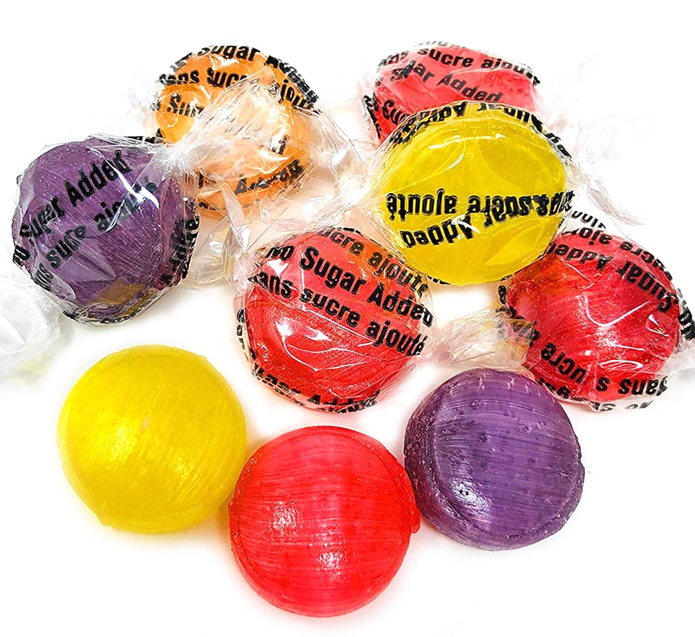 SweetGourmet Sugar Free Assorted Wild Fruit Buttons Bulk Hard Candy
