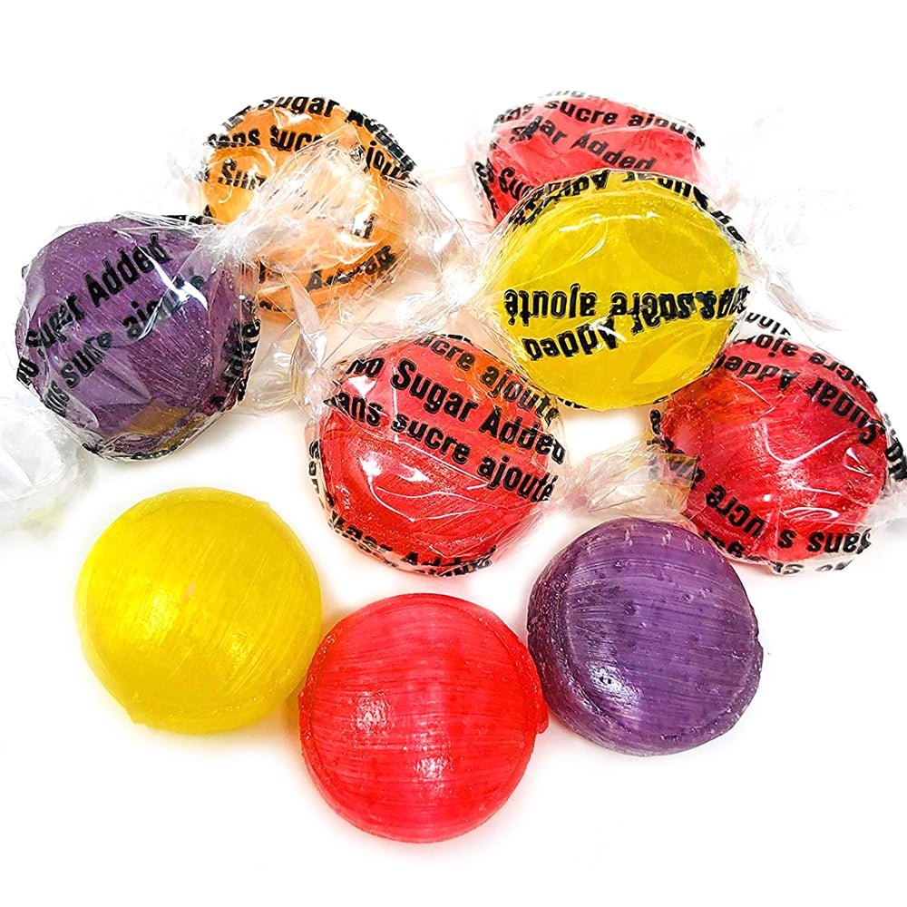 SweetGourmet Sugar Free Assorted Wild Fruit Buttons Bulk Hard Candy
