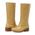 thumbnail image 6 of Women's Knee High Square Toe Block Heel Long Wide Riding Pull On Boots, 6 of 9