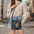thumbnail image 5 of Tutolipy Leopard Jungle Art Ladies Shoulder Purse, Waterproof Crossbody Bag PU Leather Stylish Women's Crossbody Bag for Travel Work, 5 of 7