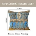 thumbnail image 4 of LALILO Throw Pillow Covers And Interior Ancient Egyptian Blue Art Cushion Cover 18" x 18", 2 Pack, 4 of 6