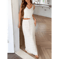 thumbnail image 4 of Women'S Vacation Casual Style Sling Seaside Long Skirt Going Out Set 2 Piece Outfits S, 4 of 7
