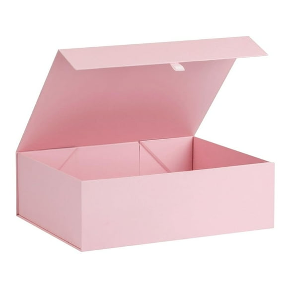 Caja de regalo PLINJOY rosa, 42 x 36 x 14 cm, extra grande, magnética