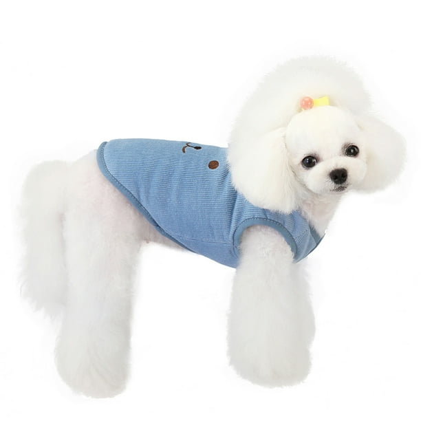 Liquidación de Rebajas de Hoy Ropa para Mascotas onlyliua Chaleco Bordado con Osos
