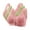 PK 4001, variant on 3 Packs Daisy Bras for Older Women Push Up No Underwire Full Coverage Lace Bra Convenient Front Closure Plus Size Comfortable Everyday Bra