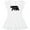 AA-White, variant on Inktastic California Black Bear Silhouette Girls Baby Dress
