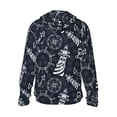 thumbnail image 2 of Goofa Anchor and Lighthouse Printed Women's UPF 50+ Sun Protection Hoodie Jacket Lightweight Long Sleeve Sun Shirt for Women with Pocket Hiking Outdoor-XX-Large, 2 of 9