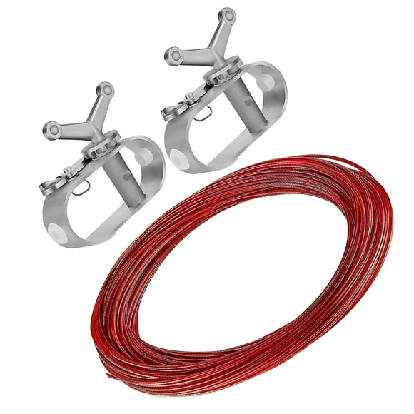 Sonducket Kit de cabrestante de Cable para cubierta de piscina, trinquete cargado de aguas termales de Spa de invierno, sujetador de acero Deportes acuáticos