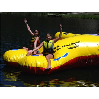 ミラノレインボーインクル入り★非加熱アクアマリン★オーダー Rave Sports 02003 Aqua Log 17.5' Water Trampoline Attachment with