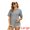 Gray, variant on DARING DIVA Women's Maternity Hidden Zipper Cotton Short Sleeve Nursing Tops S Black