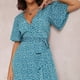 thumbnail image 5 of Vestidos Para Mujer Vestidos A Media Pierna Vestido Bohemio Moderno Con Cuello en V Suelto Manga Corta Estampado Vestido Largo Hasta La Rodilla Odeerbi  ODB164321, 5 of 9