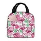 thumbnail image 1 of Easygdp Flamingo Bolsa Térmica Premium - Tela Oxford Impermeable, Gran Capacidad, Bolsillo Frontal, Unisex para Trabajo, Escuela, Actividades al Aire Libre y Picnics, 1 of 8
