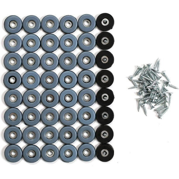 Furniture Glides, Pack of 32 Teflon ScrewOn Furniture Glides PTFE