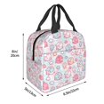 thumbnail image 3 of Fotbe Cute Sheep Bolsa Térmica con Estampado y Forro de Aluminio Grueso Bolsa de Almuerzo con Bolsillo Frontal para Hombres y Mujeres, Ideal para Trabajo, Escuela, 3 of 8