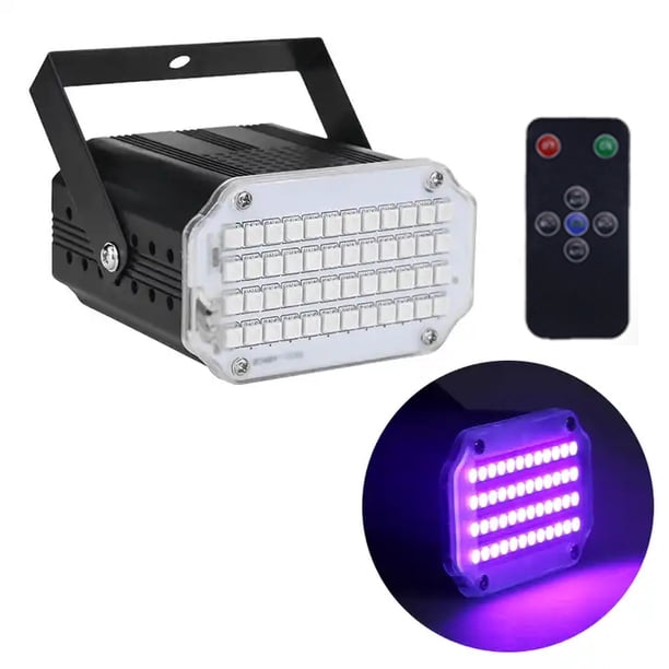 LED UV Strobe Lights Disco DJ Party Holiday Christmas Stage Lighting Effect Wedding Music Club Sound Activated Flash Lights
