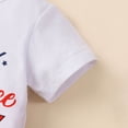 thumbnail image 5 of Icvfdpl Baby Boys Clothes Set Independence Day Boy Short Sleeve T Shirt Color Block Shorts Set Summer Cute Streetwear 3-4 Years, 5 of 8
