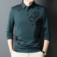 thumbnail image 4 of Sudaderas holgadas para hombre, polos nuevos para hombre, camisetas originales de manga larga estampadas, tendencias de moda 2024, estilo coreano de lujo informal, 4 of 5
