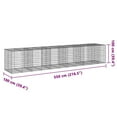 thumbnail image 5 of vidaXL Gabion Basket with Cover 39.4"x19.7"x39.4" Galvanized Iron, 5 of 5