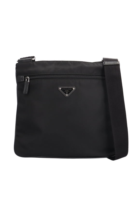 Pre-Owned Prada Shoulder Bag, Nylon 2VH563, Black, Men's & Women's, PRADA