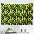 thumbnail image 1 of Lemons Tapestry, Monochrome Sketch Citrus Fruits Blossom Leaves Simplistic Repetitive Pattern, Fabric Wall Hanging Decor for Bedroom Living Room Dorm, 2 Sizes, Grey and White, by Ambesonne, 1 of 1
