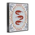 thumbnail image 2 of Stupell Industries Farmhouse Three Red Prawns on Gingham Black Framed Giclee Art, 16 x 20, by Vero Illustrates, 2 of 8