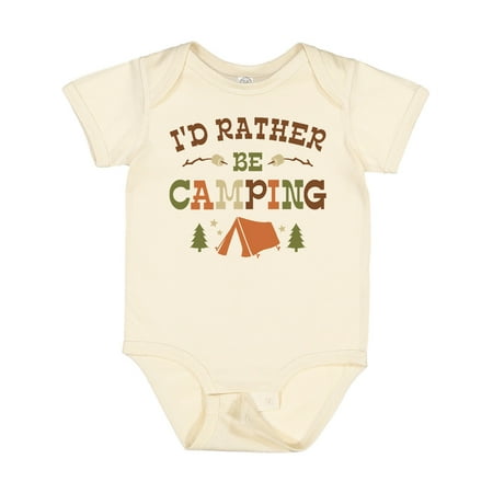 

Inktastic Rather Be Camping T1 Gift Baby Boy or Baby Girl Bodysuit