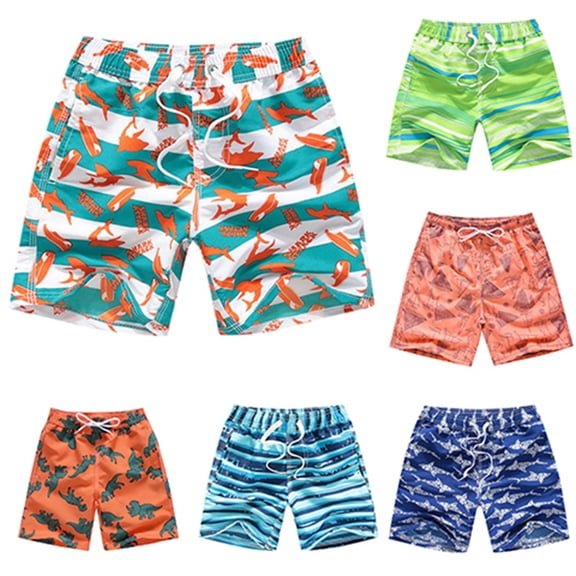 NordicNest Boys Quick Dry Beach Pants – Outdoor Swim Bottoms with Adjustable Buckle, Large Size Summer Water Pants White 10