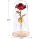 thumbnail image 5 of Eternal Rose, Romantic Rose Flowers Beauty And The Beast Rose Kit Night Lamp Party Wedding Decor Valentine's Day Wedding Gift (red) -zmd, 5 of 5