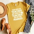thumbnail image 3 of Your English Teacher and Your Gym Teacher Block - Women's Short Sleeve Tee, 3 of 8