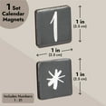 thumbnail image 6 of 50 Piece Magnetic Calendar for Classroom, Whiteboard - Number Magnets, Calendar Magnets with Day, Month, Date, 6 of 10