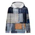 thumbnail image 4 of YEJIMAN Sweatshirt for Women Long Sleeved With Gradient Letter Printed Pockets And Comfort Hoodie, 4 of 9