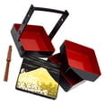 thumbnail image 4 of 1 Caja de sushi exquisita Diseño japonés de sushi Box multifunción Picnic Bento Container, 4 of 6