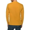 thumbnail image 2 of Oversized Vintage Fishing Vibes Graphic Long Sleeve Crewneck Tee - Mustard XL, 2 of 4