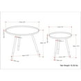 thumbnail image 3 of Weaton 24 in Wide Metal 2 Pc Nesting Table, 3 of 6