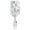 Multi 5, variant on Seamless White Christmas Pattern with Silver Snowflakes Air Cushion Comb Hairbrush Prevent static Snag Tangle for Women Ladies Detaining Separating Shaping Wavy Curly Straight Hair