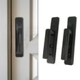 thumbnail image 4 of Serrures de Poignée de Porte Rectangulaires, Leviers de Porte de Sécurité Portables Poignée de Porte de Sécurité Porte Réversible Porte de Bain Poignée de Porte Serrures Simples Verrous Matériel pour les Chambres Bureau, 4 of 8