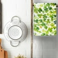 thumbnail image 4 of Taotanxi St. Patrick'S Day Kitchens Towel Green Luckys Clovers Dish Towel St. Patrick'S Day Decorations For Home Dry Dish Cloth 18X26 Inch, 4 of 6