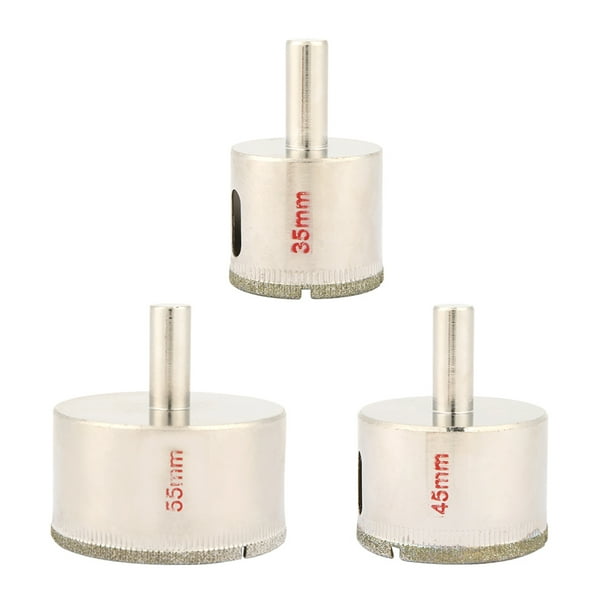 Broca para azulejos de granito de vidrio NikouMX Sierra perforadora de diamante 35 mm