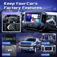 thumbnail image 3 of Radio de coche Gearzbtor de 13,1 pulgadas y 8 núcleos para Chevy Silverado 14-18, 3 of 6