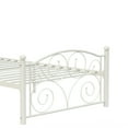 thumbnail image 6 of Metal Bed Frame with Vintage Headboard and Footboard, Unique Flower Heavy Duty and Quick Assembly, Sturdy Premium Steel Slat Support, No Box Spring Needed, 6 of 6