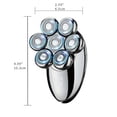 thumbnail image 4 of Electric Razor For Men 5-In-1 Rotary Rechargeable Bald Head Shaver Portable Face Beard Trimmer, Gifts For Father's Day, 4 of 5