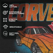 Men's General Motors Corvette High Performance Graphic Tee Black 2X Large