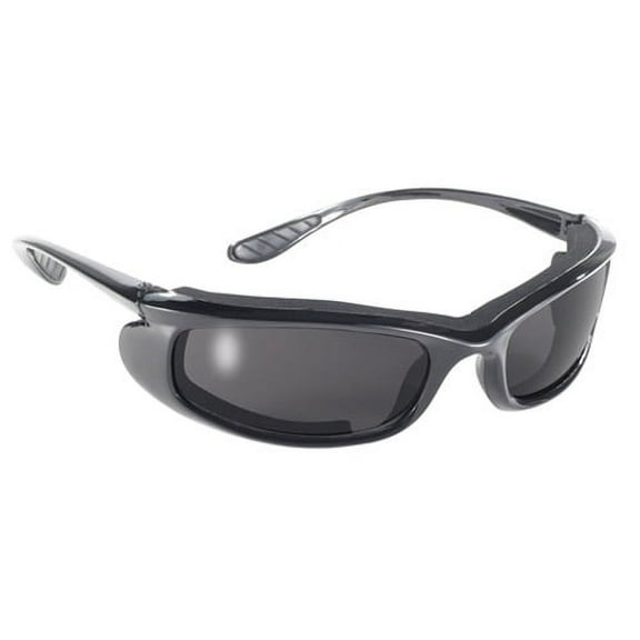 Kickstart Razor Sunglasses Black Frame w/Smoke Lens