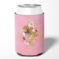 thumbnail image 2 of Shar Pei Pink Flowers Can or Bottle Hugger, 2 of 5